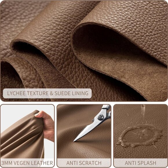 Slouchy Hobo Bag Vegan Leather Suede Tote Bag Women Weekender Shoulder for Casua - Picture 5 of 7